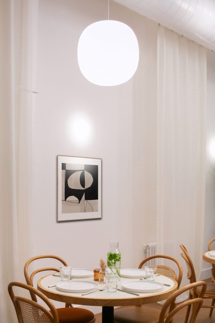 Interior of Beam cafe in London