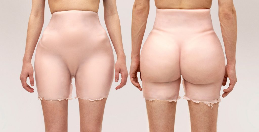 Shorts that imitate Kim Kardashian’s bum are “a perfect ubuesque finale for 2020” says commenter