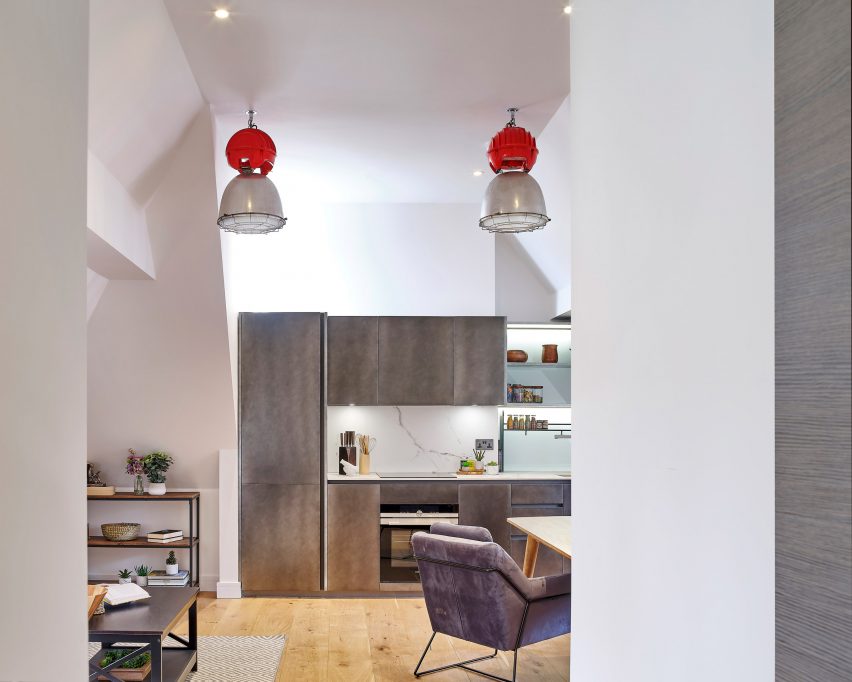 Plans for Belsize Fire Station converted into apartments by Tate Harmer, London