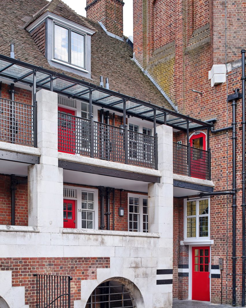 Plans for Belsize Fire Station converted into apartments by Tate Harmer, London