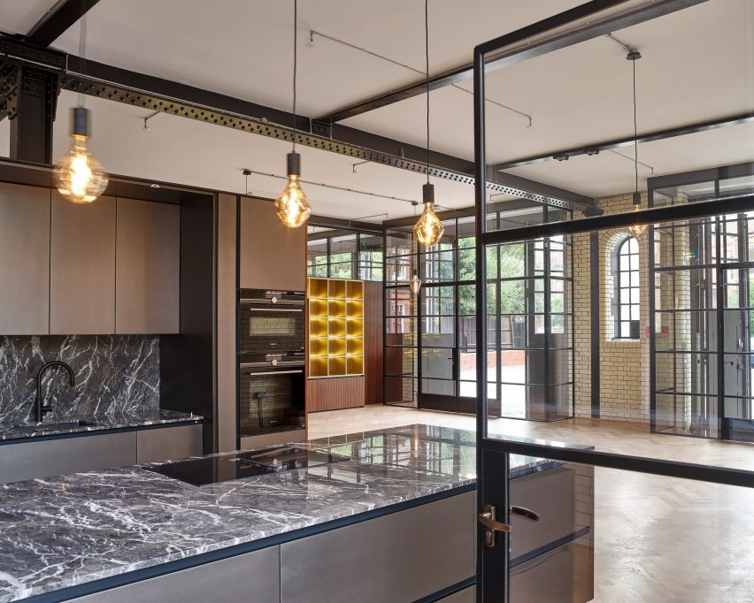 Plans for Belsize Fire Station converted into apartments by Tate Harmer, London