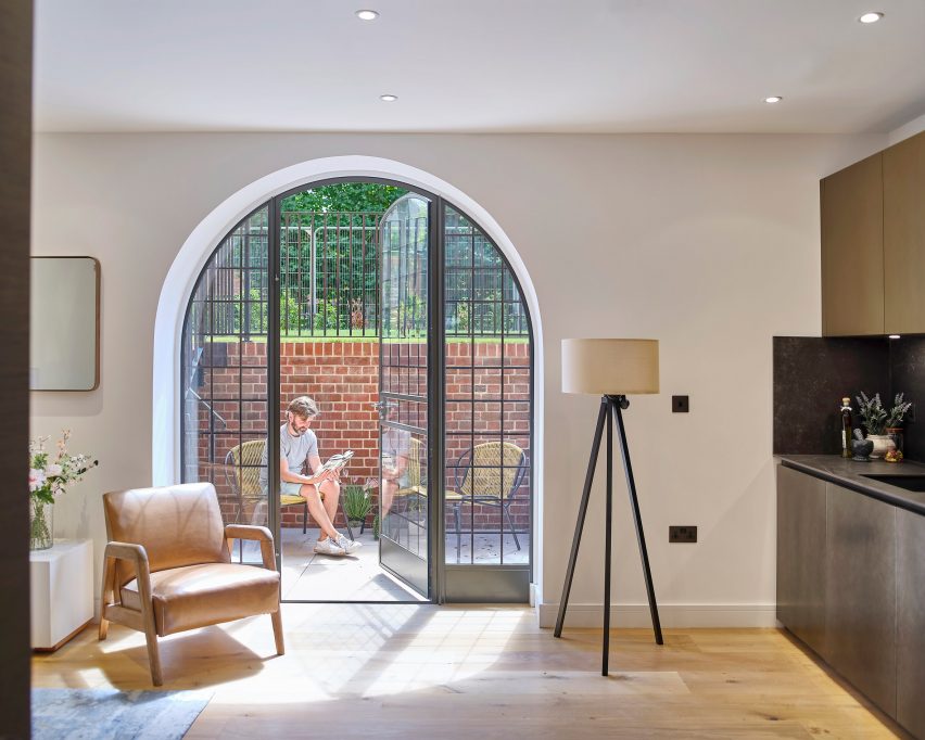 Plans for Belsize Fire Station converted into apartments by Tate Harmer, London
