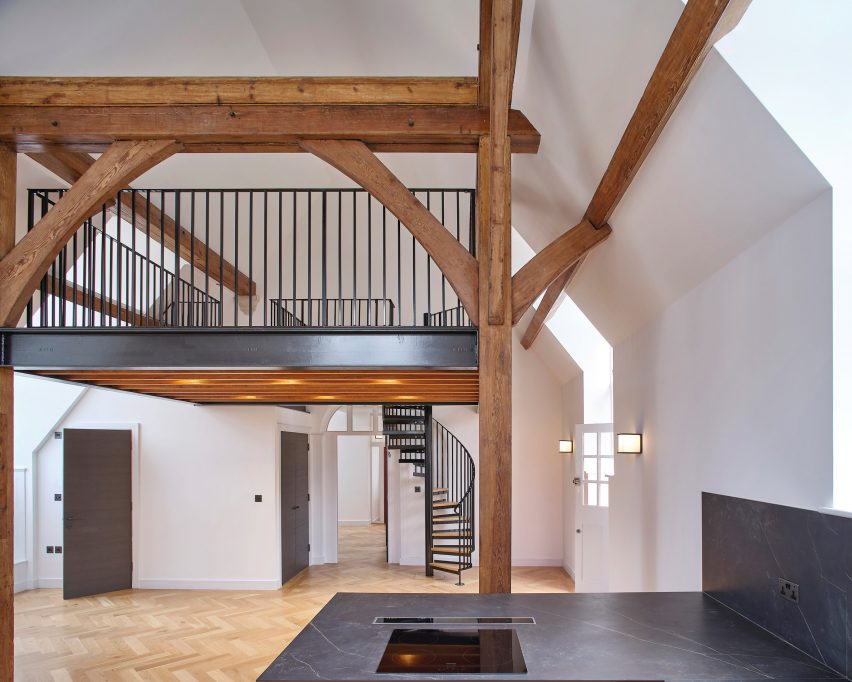 Plans for Belsize Fire Station converted into apartments by Tate Harmer, London