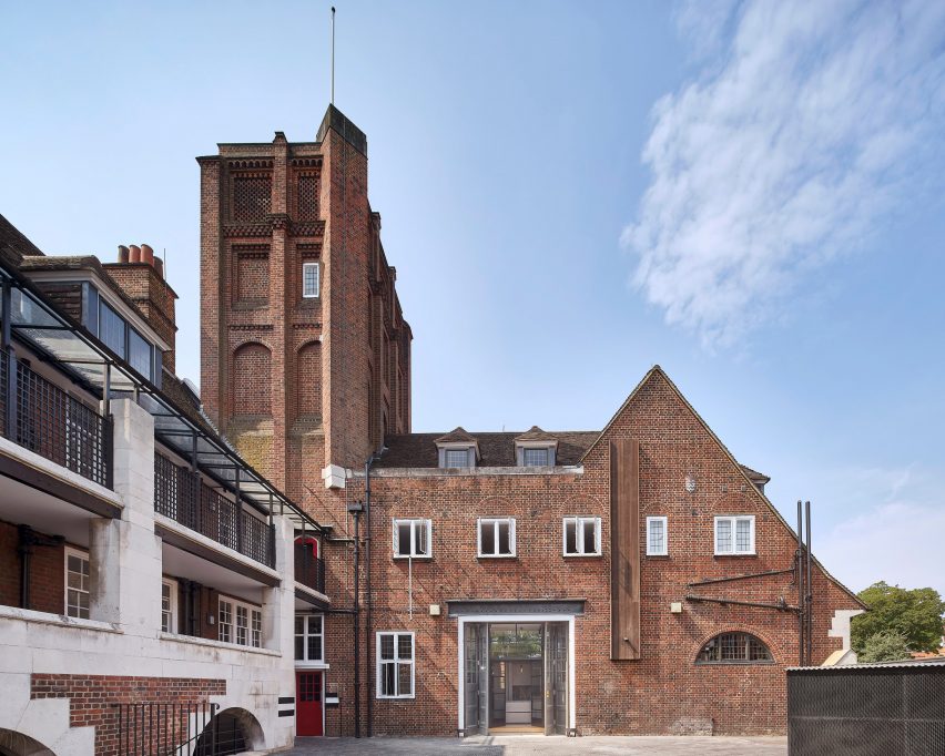 Plans for Belsize Fire Station converted into apartments by Tate Harmer, London