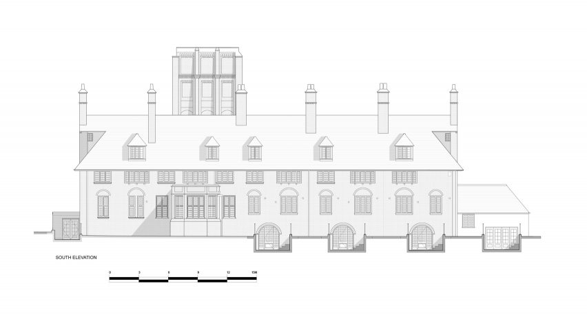 Plans for Belsize Fire Station converted into apartments by Tate Harmer, London