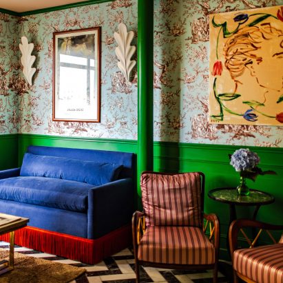 Dezeen's top hotels of 2020: Hotel Les Deux Gares by Luke Edward Hall
