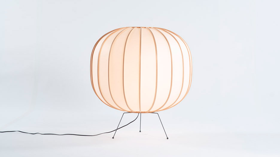 Floor lamp version of Bombori by Boffi