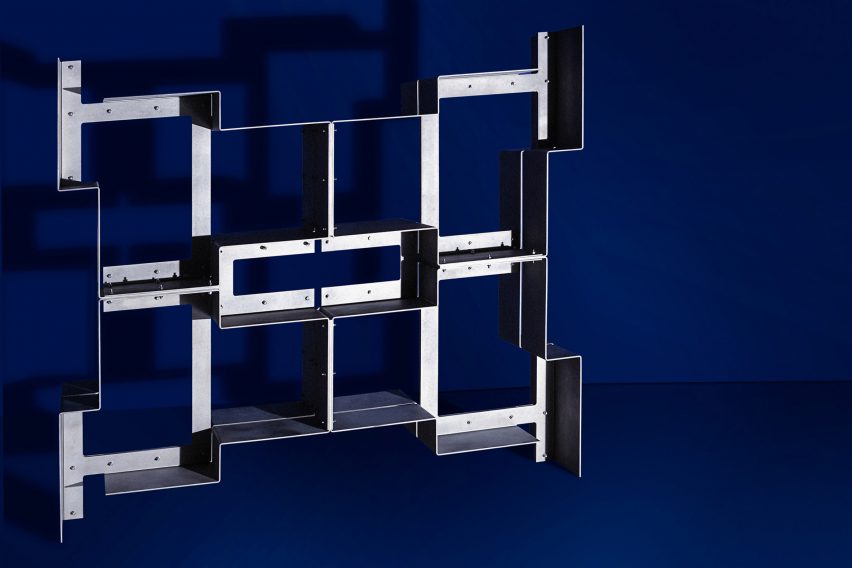 X Series shelf by Bram Vanderbeke and Wendy Andreu