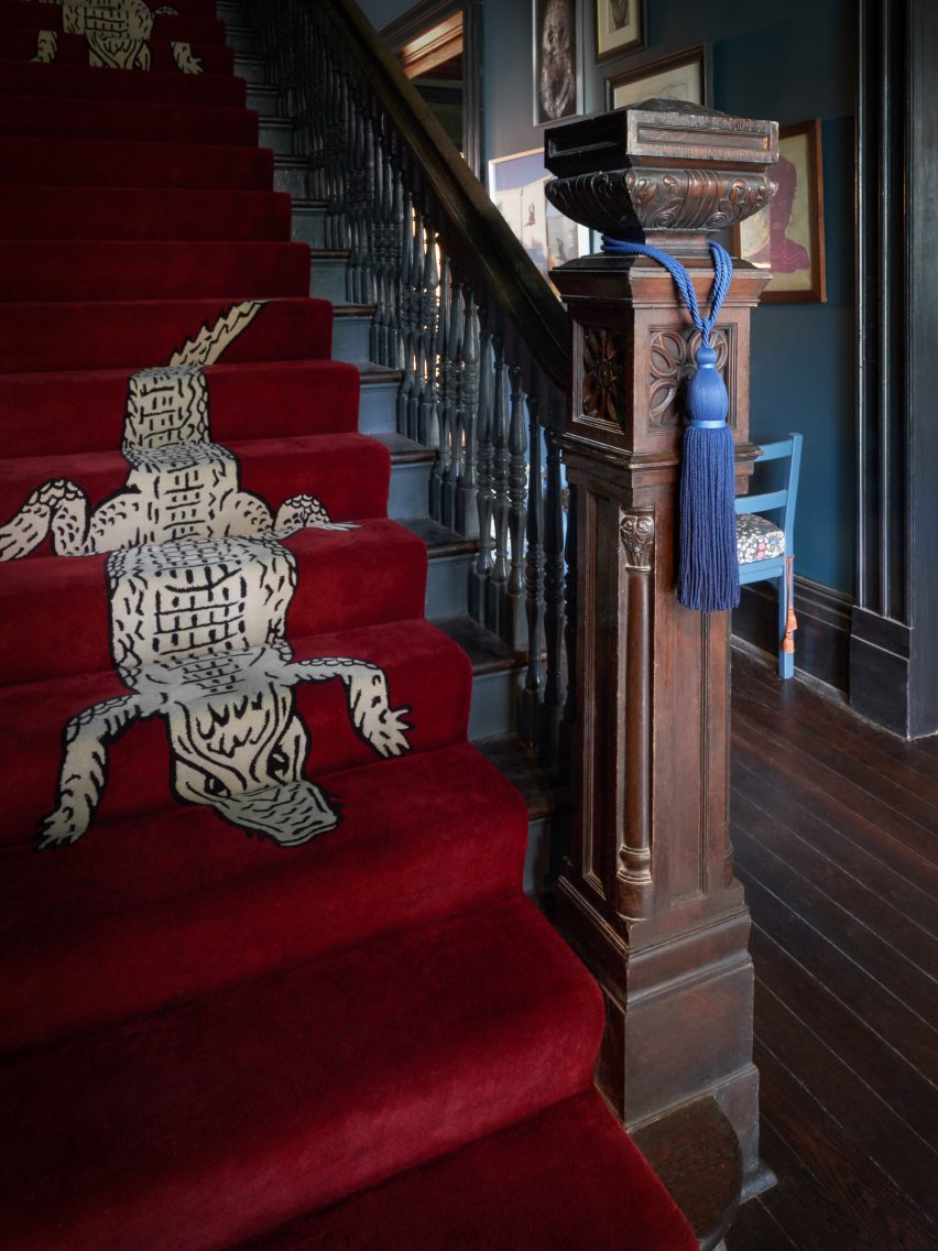 The Chloe hotel in New Orleans features moody interiors