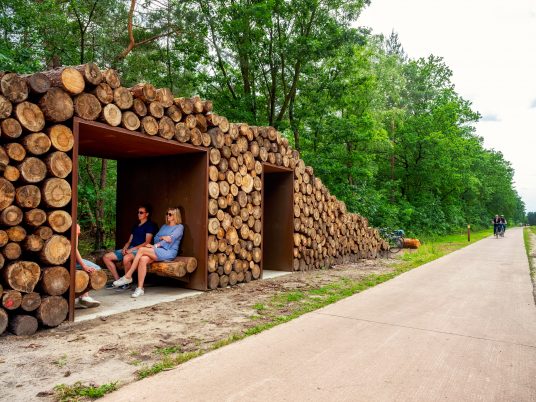 Shelter on Limburg forrest