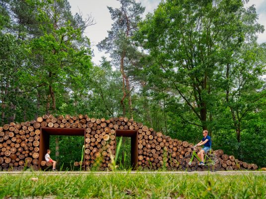 Shelter on Limburg forrest
