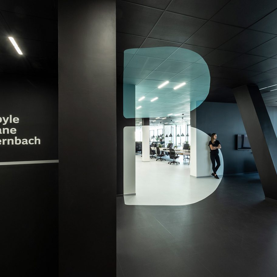 Office for creative agency DDB Prague by B2 Architecture, Czech Republic