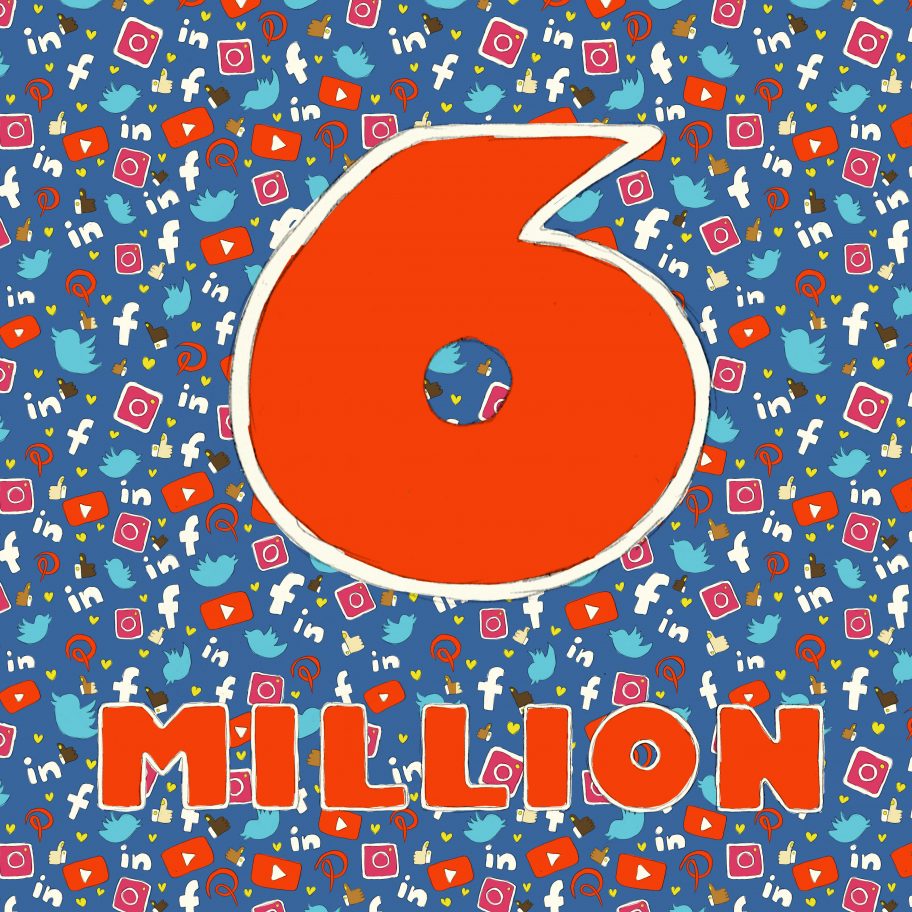 dezeen hits six million social media followers