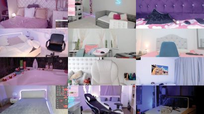 Cam girl backdrops catalogued as part of the Digital Muses project by Giorgio Gasco and Gianmaria Della Ratta