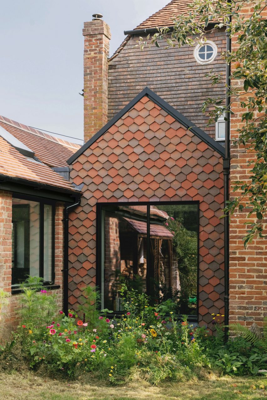 Gable facade of Farley Farmhouse by Emil Eve Architects