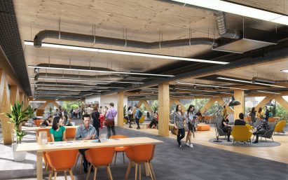 Inside the carbon-negative office building Paradise by Feilden Clegg Bradley