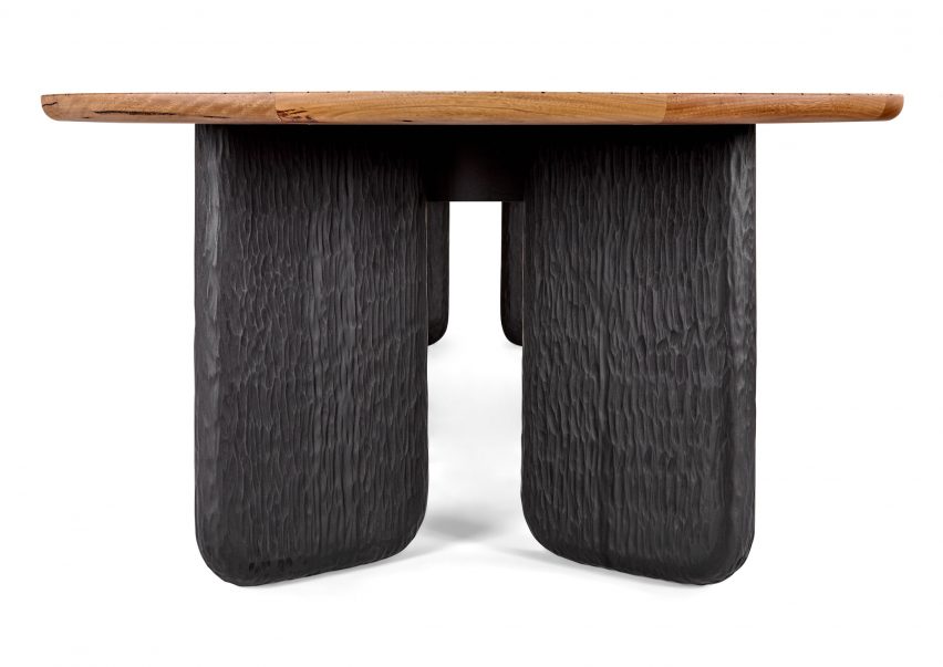Front of Gulnura Table by Foolscap Studio and Manapan