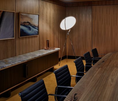 Chairs around Gulnura Table by Foolscap Studio and Manapan