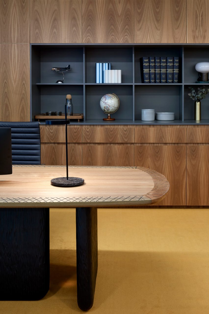 Foolscap Studio and Manapan Gulnura Table at Melbourne Airport