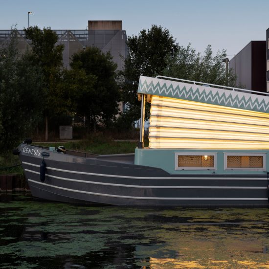 Canal boat church
