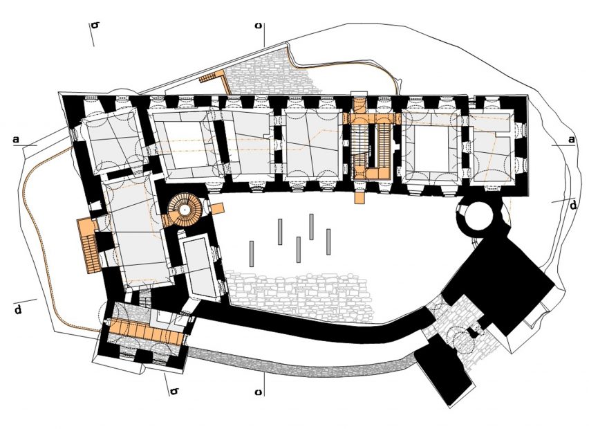Renovation of Helfštýn Castle in Czech Republic by Atelier-r