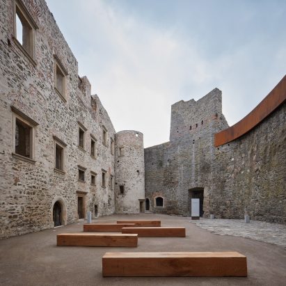 Corten additions to ruins
