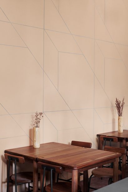 Mutina wall tiles at Hija de Sanchez Cantina by OEO Studio