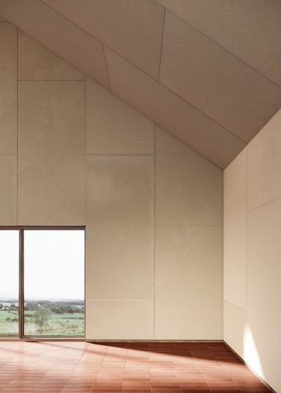 Honext's material can be used in construction for interior partitioning or cladding