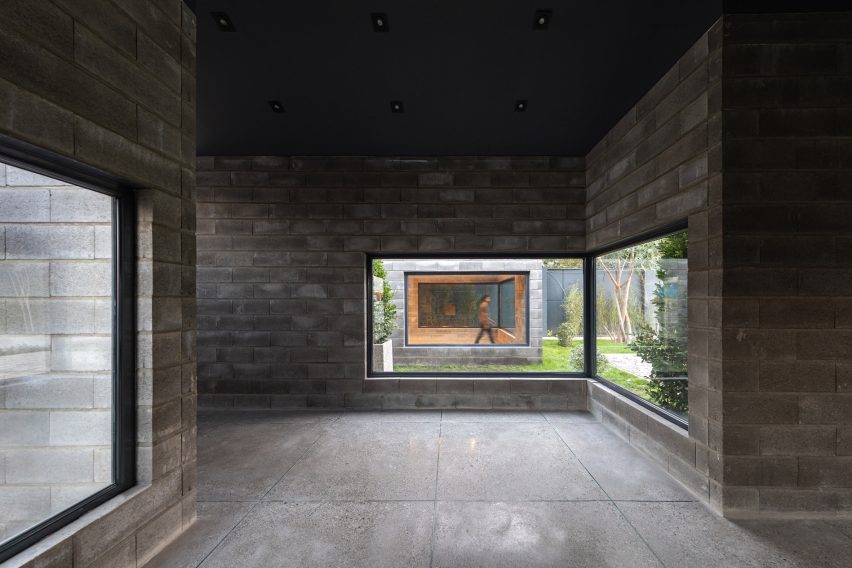 Glass windows in Aptus Factory Showroom by Hooba Design Group