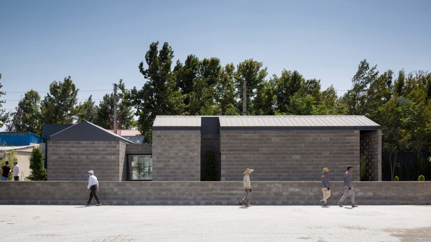 Exterior view of the Aptus Factory Showroom by Hooba Design Group