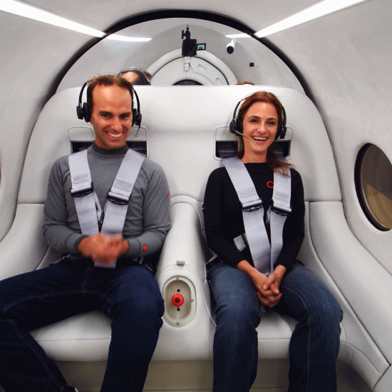 First human passengers travel in BIG-designed hyperloop system