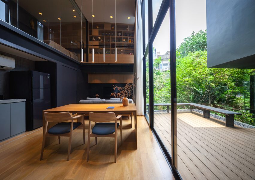 An office inside IDIN Architects Office in Bangkok, Thailand