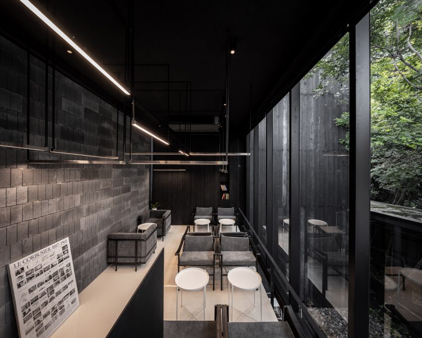 Inside of IDIN Architects Office in Bangkok, Thailand