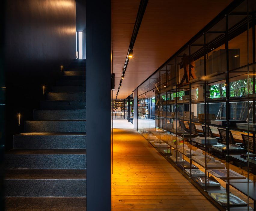 Inside of IDIN Architects Office in Bangkok, Thailand