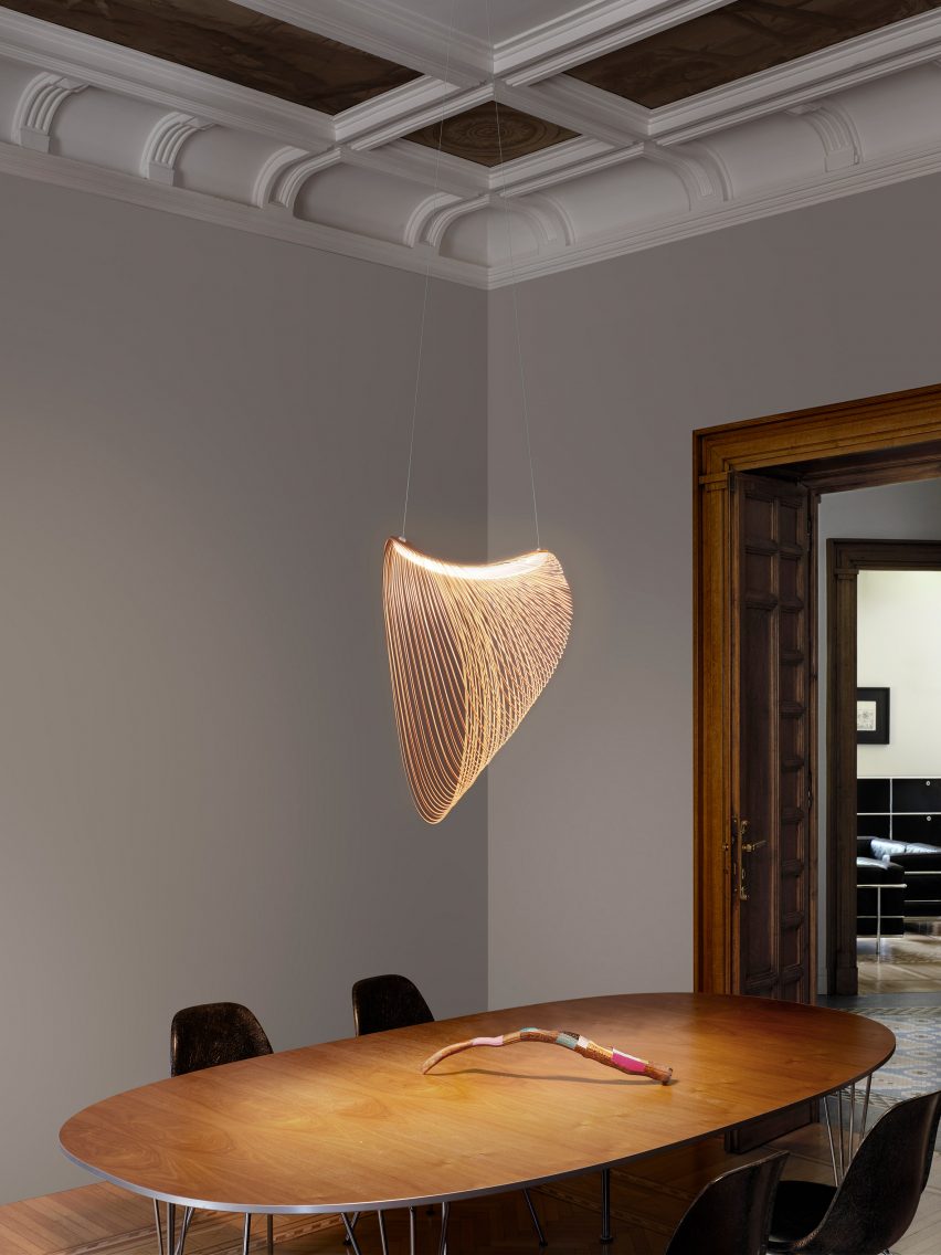 Single Illan Pendant Light in an interior
