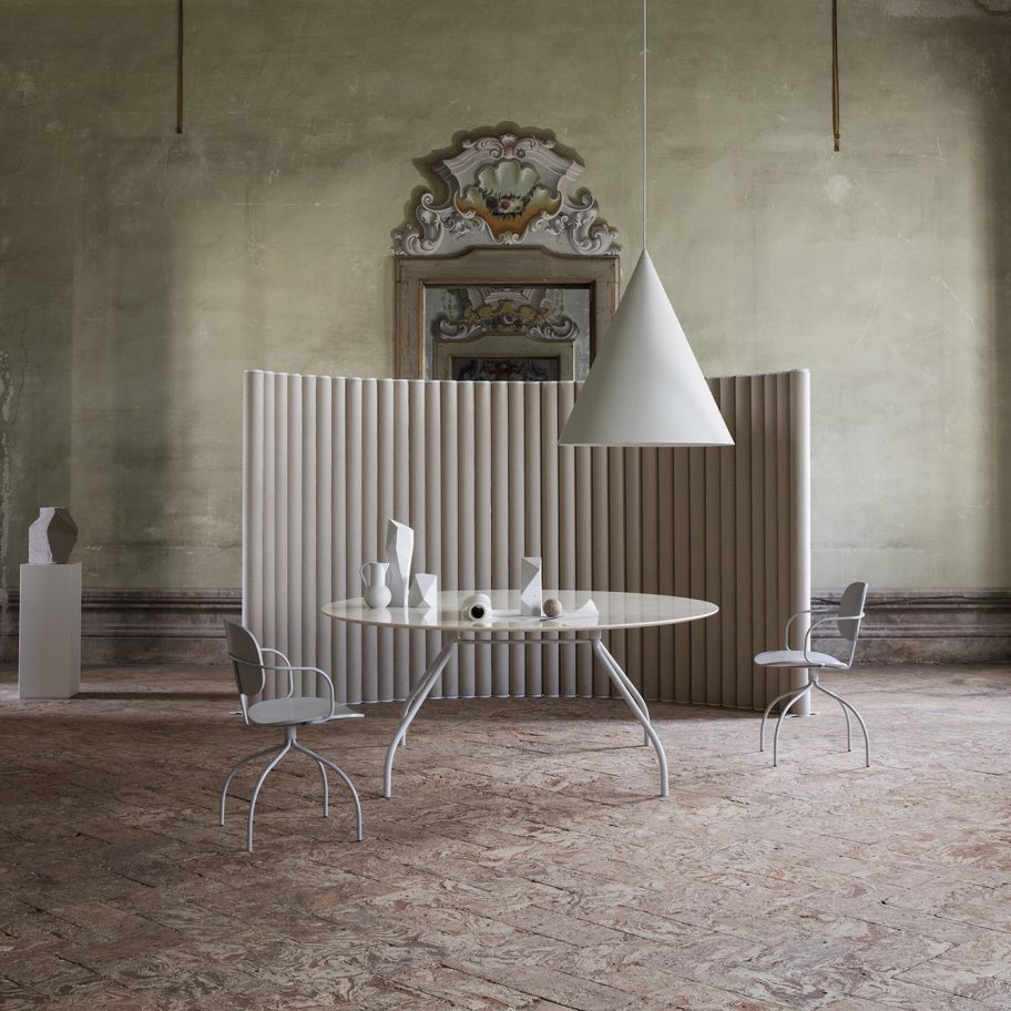 Monforte soundproof partition by Raffaella Mangiarotti for IOC