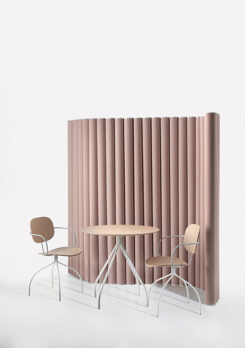 Monforte soundproof partition by Raffaella Mangiarotti for IOC