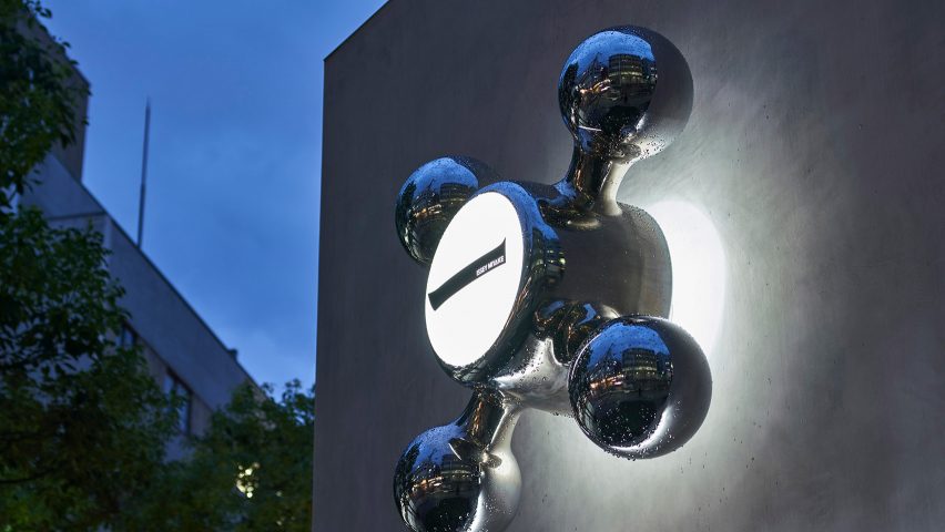 Tap-like sculpture features in Issey Miyake Semba store in Osaka