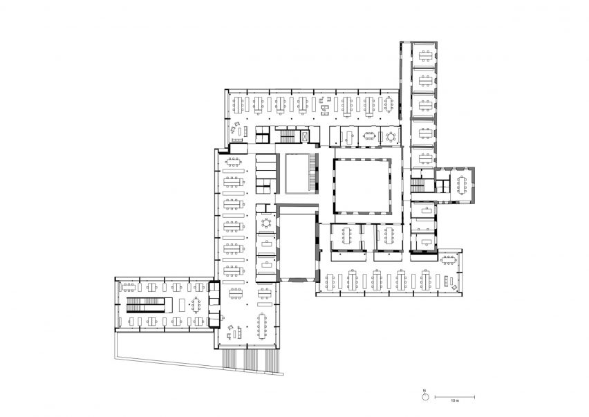 Jacoby Studios by David Chipperfield Architects first floor plan