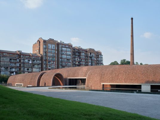 Exterior of the Jingdezhen Imperial Kiln Museum in China by Studio Zhu-Pei