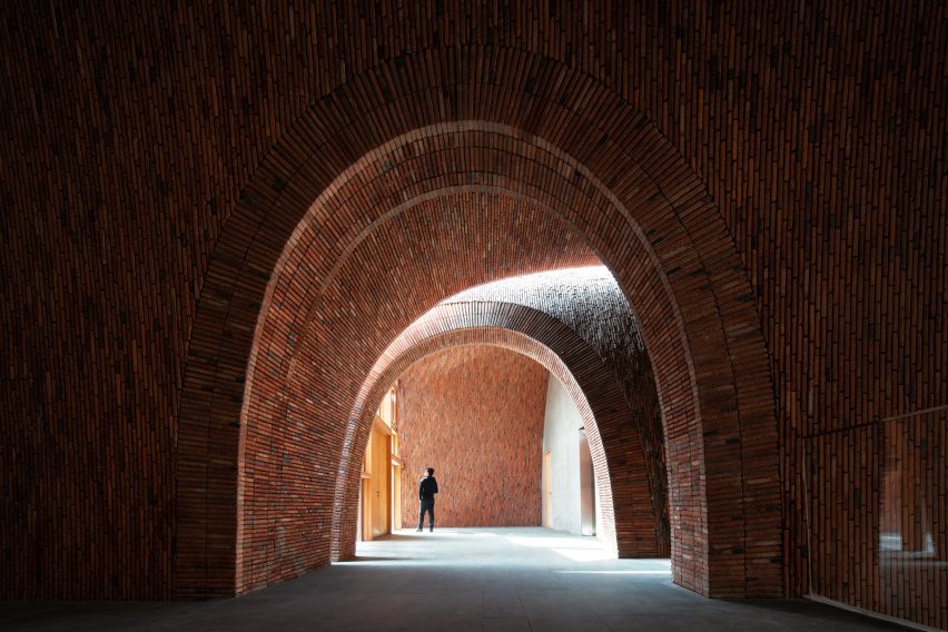 Inside the Jingdezhen Imperial Kiln Museum by Studio Zhu-Pei