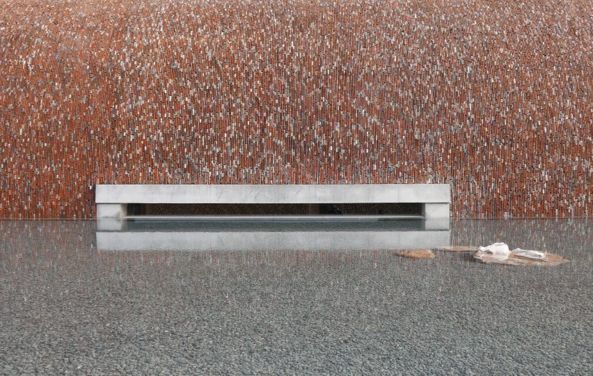 Ponds outside of Jingdezhen Imperial Kiln Museum by Studio Zhu-Pei
