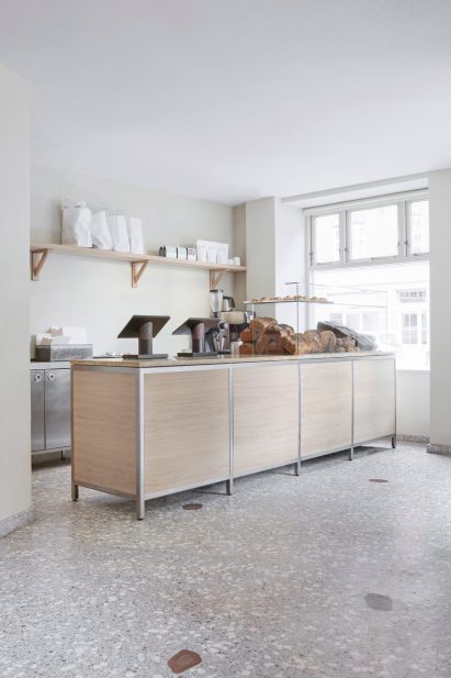 Juno the Bakery in Copenhagen features minimalist interiors