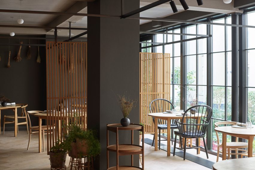 Dining room in Kadeau Copenhagen by OEO Studio