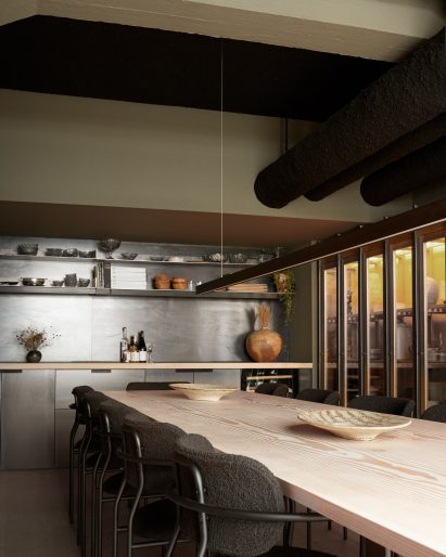 Private dining room of Kadeau in Copenhagen