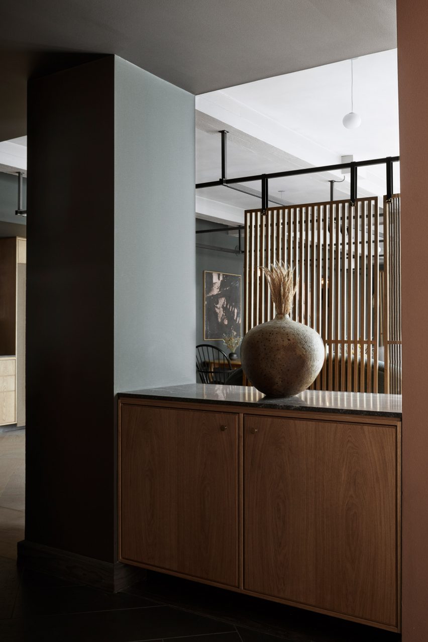 View to dining room in Kadeau Copenhagen by OEO Studio
