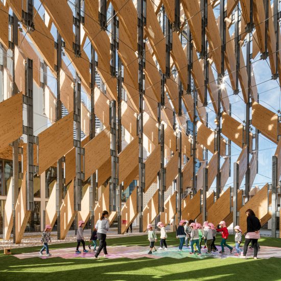 CLT Park Harumi by Kengo Kuma in Tokyo, Japan