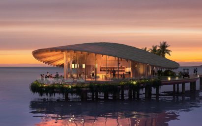 Kengo Kuma's Red Sea restaurant