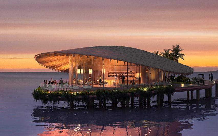 Kengo Kuma's Red Sea restaurant