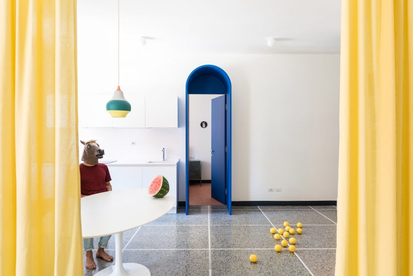 Retroscena apartment renovation by La Macchina Studio in Rome, Italy